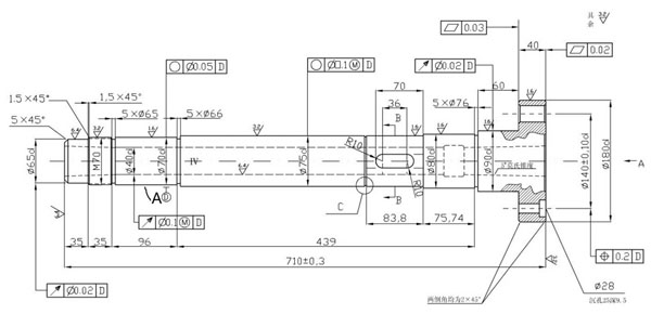 數(shù)控加工中心主軸內部結構圖